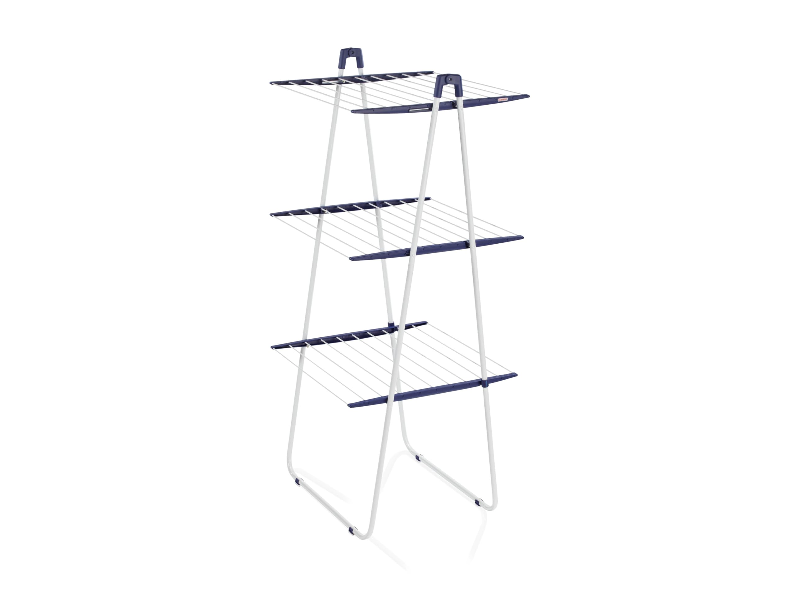 Leifheit Pegasus Large Tower Airer 190 standing Clothes Airer, Foldable Clothes Drying Rack for Outdoor and Indoor, 19 m Clothes Horse