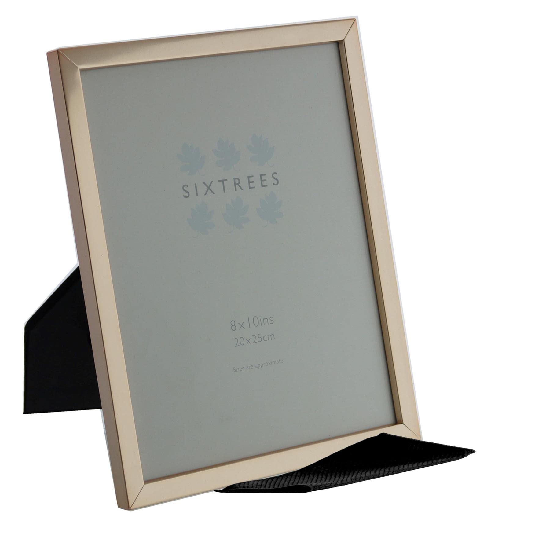 Sixtrees 2-121-80 Wide Square Edge Copper 10x8 inch photoframe. Complete with microfibre cleaning cloth.