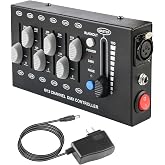 MAD OWL 12 Channel DMX dimming Controller, mini dj Lighting Controller,DMX512 Signal Protocol dimmer Suitable for Small Stage Lighting