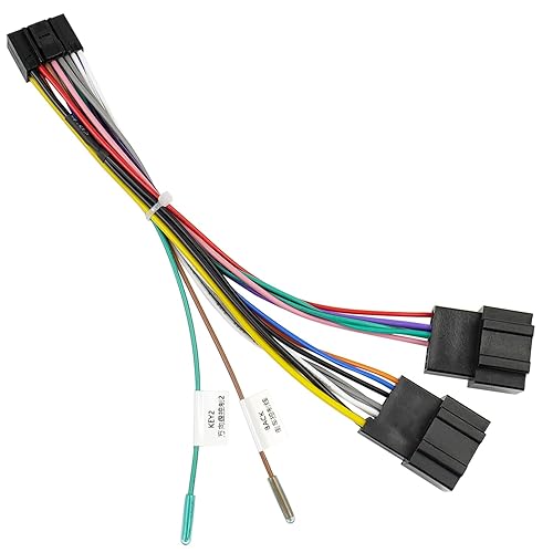 thumbnail interactive-video image 1 of Car Radio Installation Kit Radio Wiring Harness For Chevy/GMC/Buick - 14/16 Pin Stereo Connector With Antenna Adapter (2006-2017 Models) Chevrolet Stereo Wiring 1 of 10