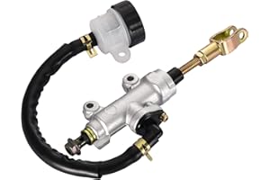 GOOFIT Rear Brake Master Cylinder with Reservoir Replacement for 50cc 70cc 90cc 110cc 125cc ATV Chinese Dirt Bike Pit Bike