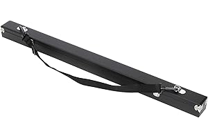 M MI & VI MI&VI Classic Leather Bow Case for (2) Two Violin/Viola/Cello Bows with Adjustable Shoulder Strap | Strong Latches | Firm Velvet Interior Cushioning - By MIVI Music