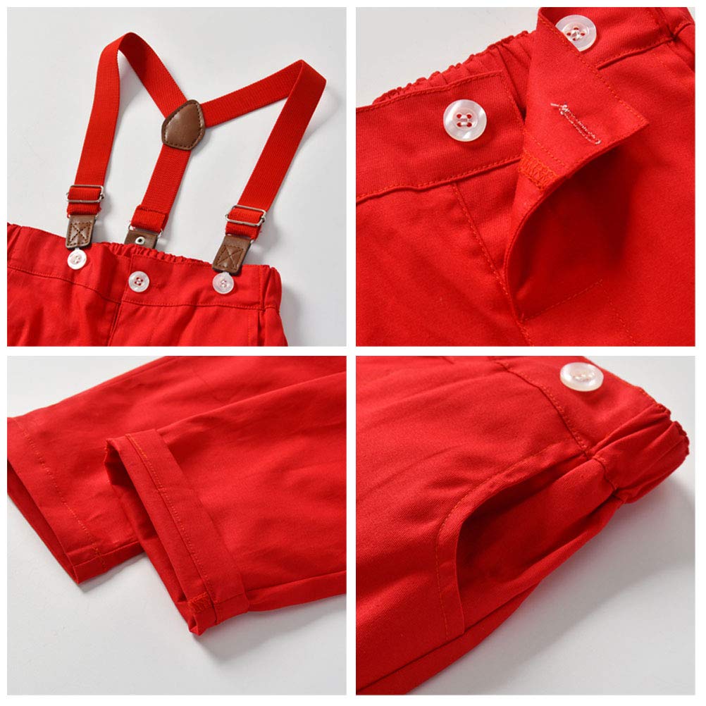 Araus Costume Bebe Enfant Bavoir Papillon En Coton A Rayures Mariage De Noel En 2 Pieces 6 Mois 3 Ans Vestons Bebe Garcon 0 24m