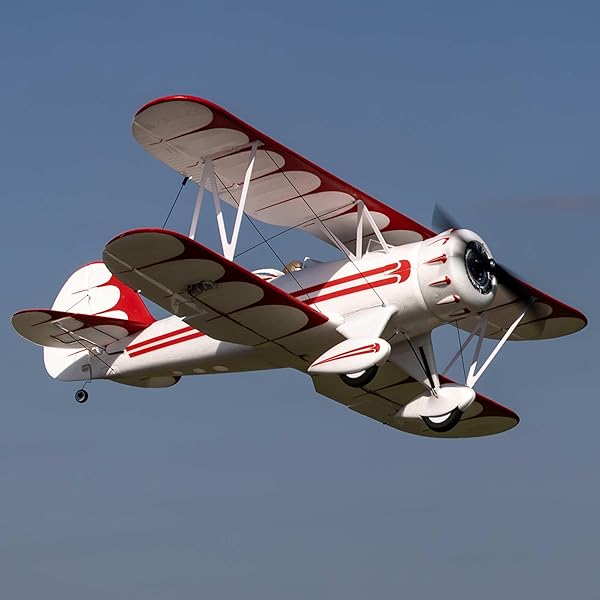E-FLITE RC AIRPLANE UMX WACO WHITE BNF BASIC TRANSMITTER BATTERY AND CHARGER NOT INCLUDED WITH AS3X & SAFE EFLU53550