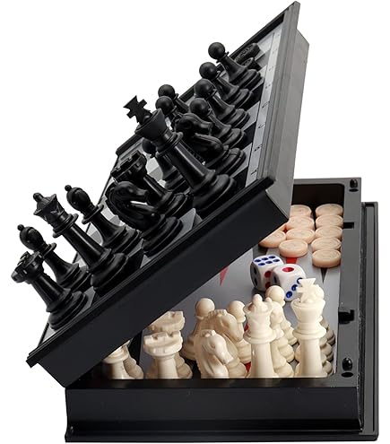 Rosewood Travel Chess Set For Visually Impaired - 10 Inch Foldable Tactile Board With Raised Squares - View #9
