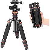 Koolehaoda Mini Tabletop Tripod with 360&deg; Ball Head, Aluminum Portable | Compact Lightweight Desktop Camera Tripod Stand with Quick Release Plate, Adjustable Height for DSLR Video Camcorder Phone