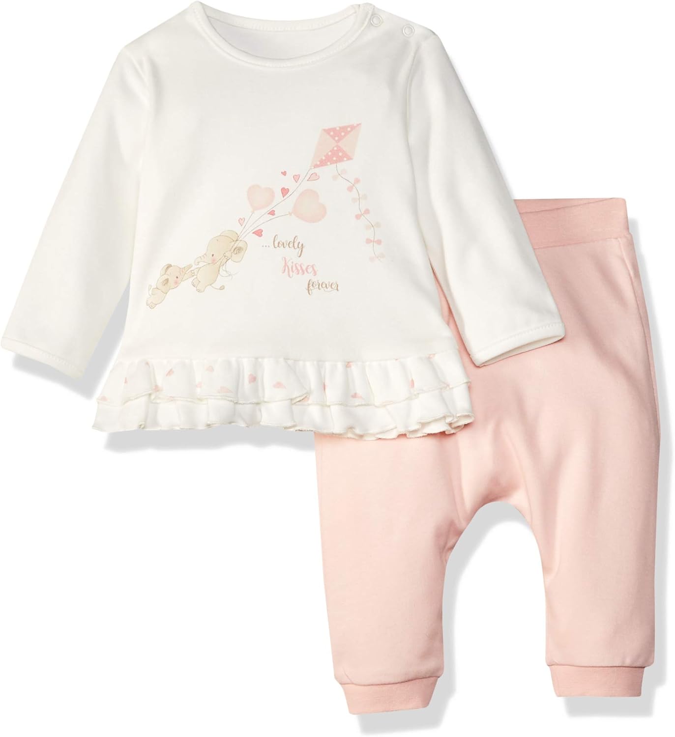 PANÇO Kız Bebek 18265017 Kisses Omuzdan Patlı 2�li Kıyafet PANÇO Kız Bebek 18265017 Kisses Omuzdan Patlı 2�li Kıyafet