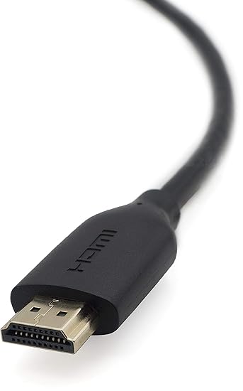 Belkin High Speed HDMI Cable Supports Ethernet, 3D, 4K, 1080p,Gold Plated Audio Return (6.6 Feet,Black)