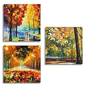 3 Piece Canvas Wall Art for Living Room Bedroom Home Artwork Popular Art Paintings Ready to Hang - 12"x12"x3 Panels