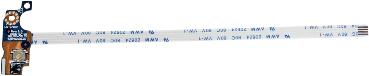 Zahara Power Button Switch Board Replacement for HP 15-af130ca 15-af130ca 15-af131ca 15-af131dx 15-af130nr 15-af137cl 15-af137nr 15-af141dx 15-af148ca