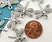 NP Supplies BULK 20 Antique Silver Dragonfly Charms 20 x 21mm (NS683)