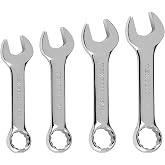 TEKTON Stubby Combination Wrench Set, 4-Piece | WCB90409 | 13/16 - 1 in.
