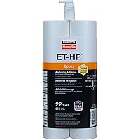 Simpson Strong-Tie ET3G22-N 22oz Epoxy Anchoring Adhesive – For Threaded Rod & Rebar In Concrete/Masonry