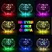 Hallomall Solar Table Lights, Color Changing Solar Powered Glass Ball Led Garden Lights, Outdoor Waterproof Solar Night Lights for Decorations, Ideal Gifts