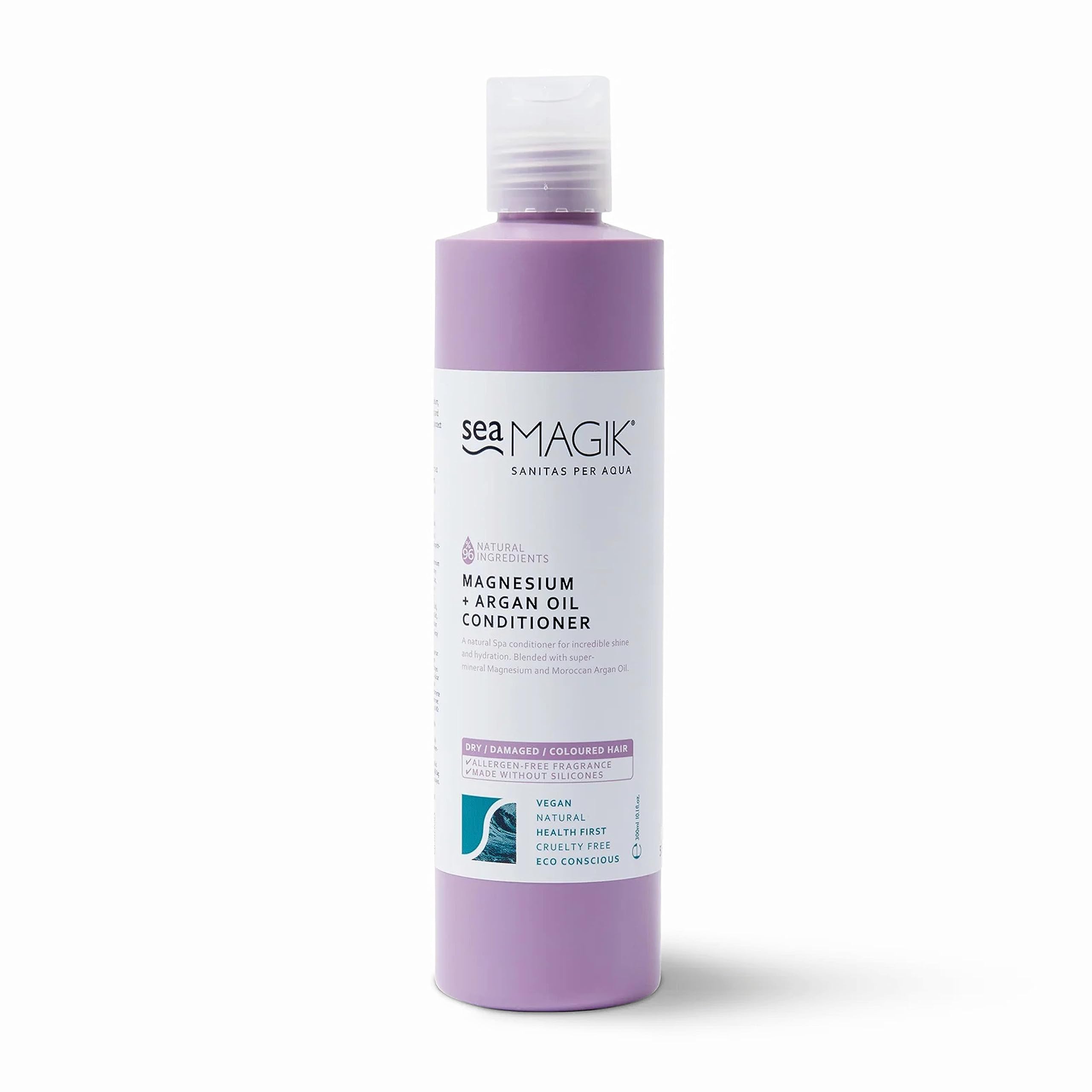 Sea Magik - Argan Oil Conditioner with Magnesium and Organic Seaweed, Hydrates Dry Hair and Scalp to Restore Shine, Vegan and Cruelty Free (300ml)
