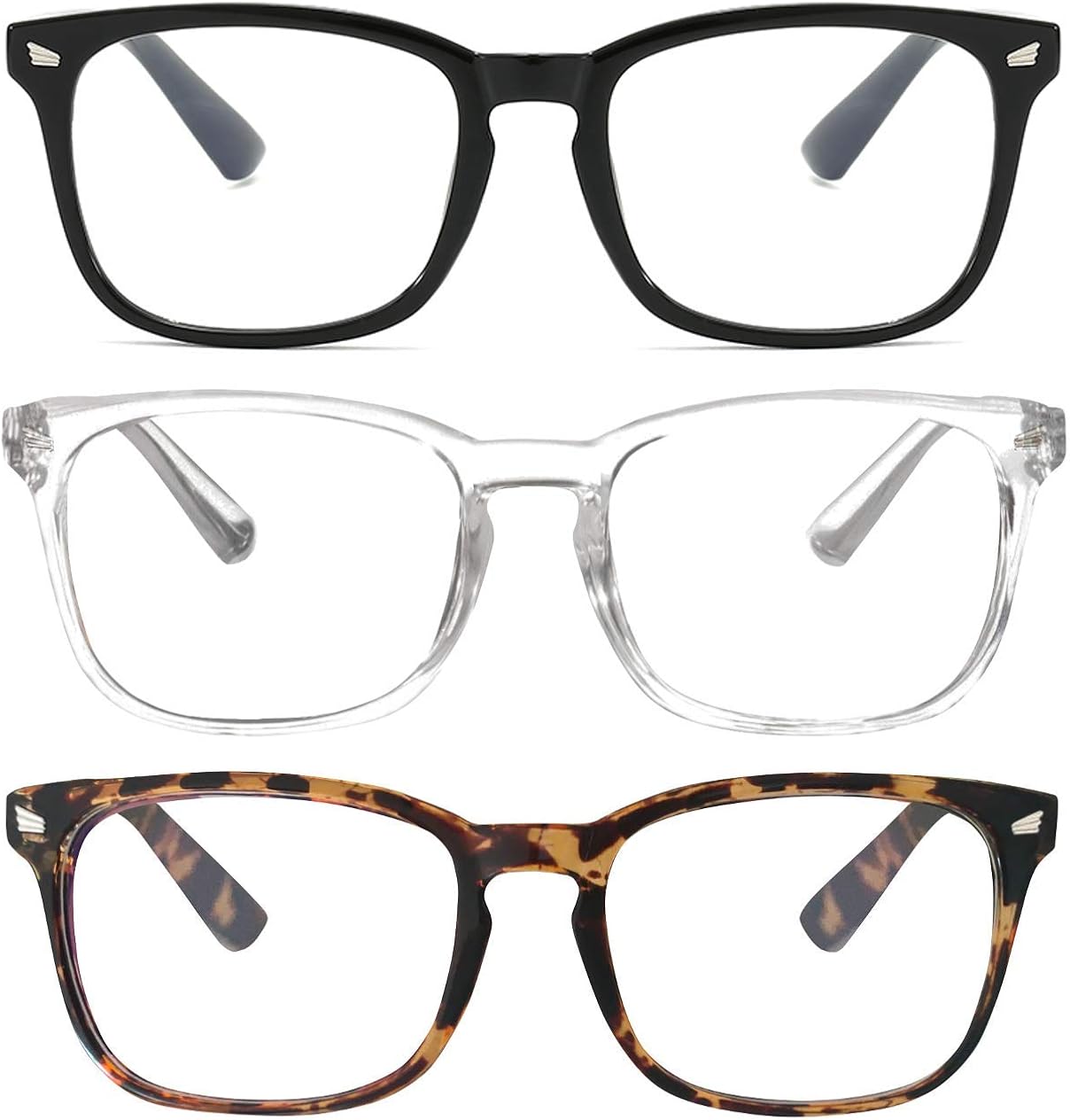 Riccardo Materossi®, Premium 99.9% Blue Light Blocking Glasses (380-410nm), Reduce Headaches and Improve Sleep