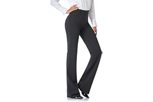 Tapata Women's 28''/30''/32''/34'' Stretchy Bootcut Dress Pants with Pockets Tall, Petite, Regular for Office Work Business