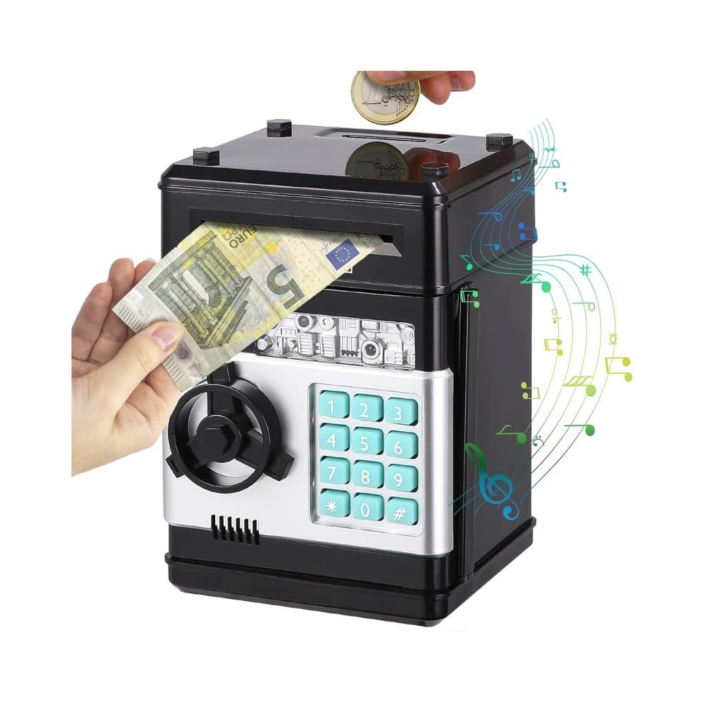 MyBank® | Money Box Electronic Safe for Children | Opening with Secret Code to hide coins, notes and favourite toys | Child or Teenage Boy Girl Money Box | OriginalCup®