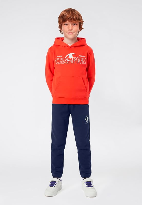 Pantaloni della Tuta da Ragazzo con Polsino Elastico Grafico, Blu (Bs561), 34-37