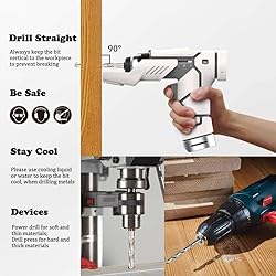 Hymnorq 8PC Metric Twist Drill Bits Set, Fully