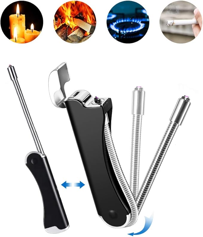 USB Candle Lighters Imanson,Upgrade Dualuse Foldable