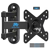 Mounting Dream UL Listed Full Motion Monitor Wall Mount TV Bracket for 10-26 Inch LED, LCD Flat Screen TVs and Monitors, TV Mount with Swivel Articulating Arm, Up to VESA 100x100mm and 33LBS MD2463