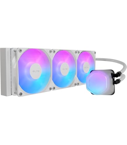 Amazon.com: Cooler Master 240 Elite Liquid White CPU Liquid