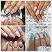 ECBASKET Coffin Nails Acrylic Nail Tips Short Ballerina Nails Full Cover False Nails 500 PCS 10 Sizes With Bag (Natural)
