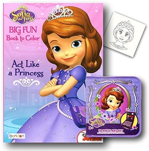 Disney Sofia the First Coloring Book Art Activity Set (Coloring Book & Art Set with Bonus Stickers)