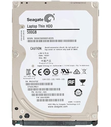 Amazon.com: Seagate Momentus Thin 500GB 2.5