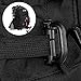 Aurosports Military Tactical Backpack 3 Day Assault Pack Molle Waterproof With Velcro Patch for Hiking Camping Trekking Hunting Travel, Black,40L/55L