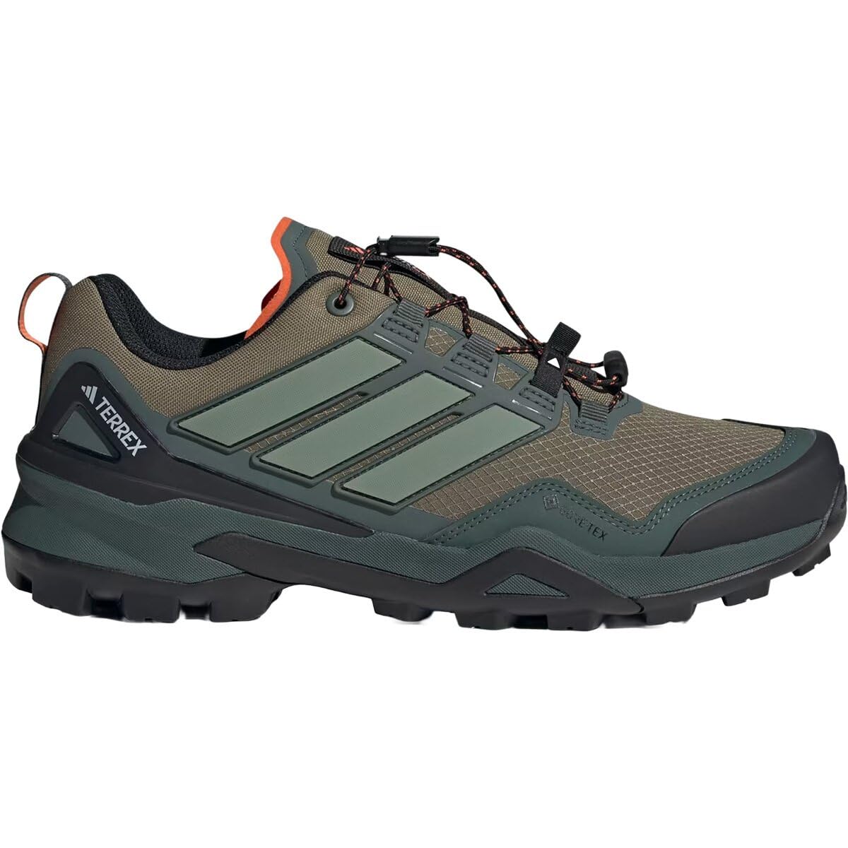 Adidas Outdoor Hombres Terrex Skychaser Gore-TEX® Zapatos de senderismo Oliva Strata/Plata Verde/Negro 11 D - Mediano