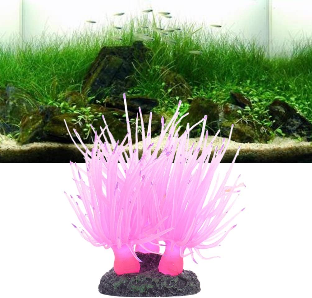 Great To Decorate Your Fish Tank Designed With A Base For Steady Stand Nontoxic No Damage Or Pollution Anemone Aquarium Decorations Gorgeous And Lifelike Soft Artificial Sea Anemone For Fish Tank Decor Rage Powersports Pair Of Hard Plastic Light