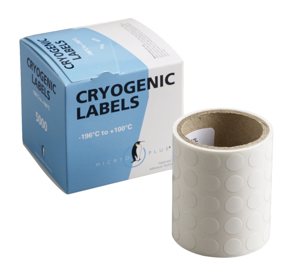 Camlab Plastics RTP/162 Tubee's Dots, 9.5 mm Diameter, Reel, Micryo White (Pack of 1000)