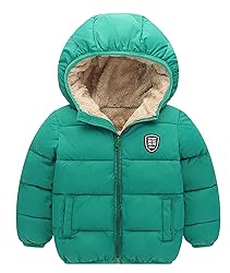 Baby Girls Boys Jacket Sherpa Lining Windproof Warm