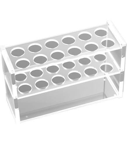 Plastic 50 Holes 13mm Centrifugal Test Tube Holder Test Tubing Rack Holder Labor