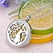 HooAMI Aromatherapy Essential Oil Diffuser Necklace - Vine Flower Cat Stainless Steel Locket Pendant,11 Refill Pads