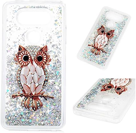 LG V20 Case, LG V20 Liquid Case Quicksand Case Flowing Moving Liquid Bling Glitter Shiny Love Hearts Soft Flexible Shockproof TPU Back Shell Slim Fit Protective Cover Case for LG V20