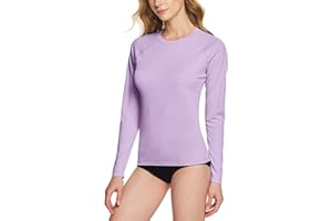 TSLA Women's UPF 50+ Long Sleeve Rash Guard Swim Shirts, UV Protection Sun Shirts, Regular-Fit Quick Dry Water Shirts