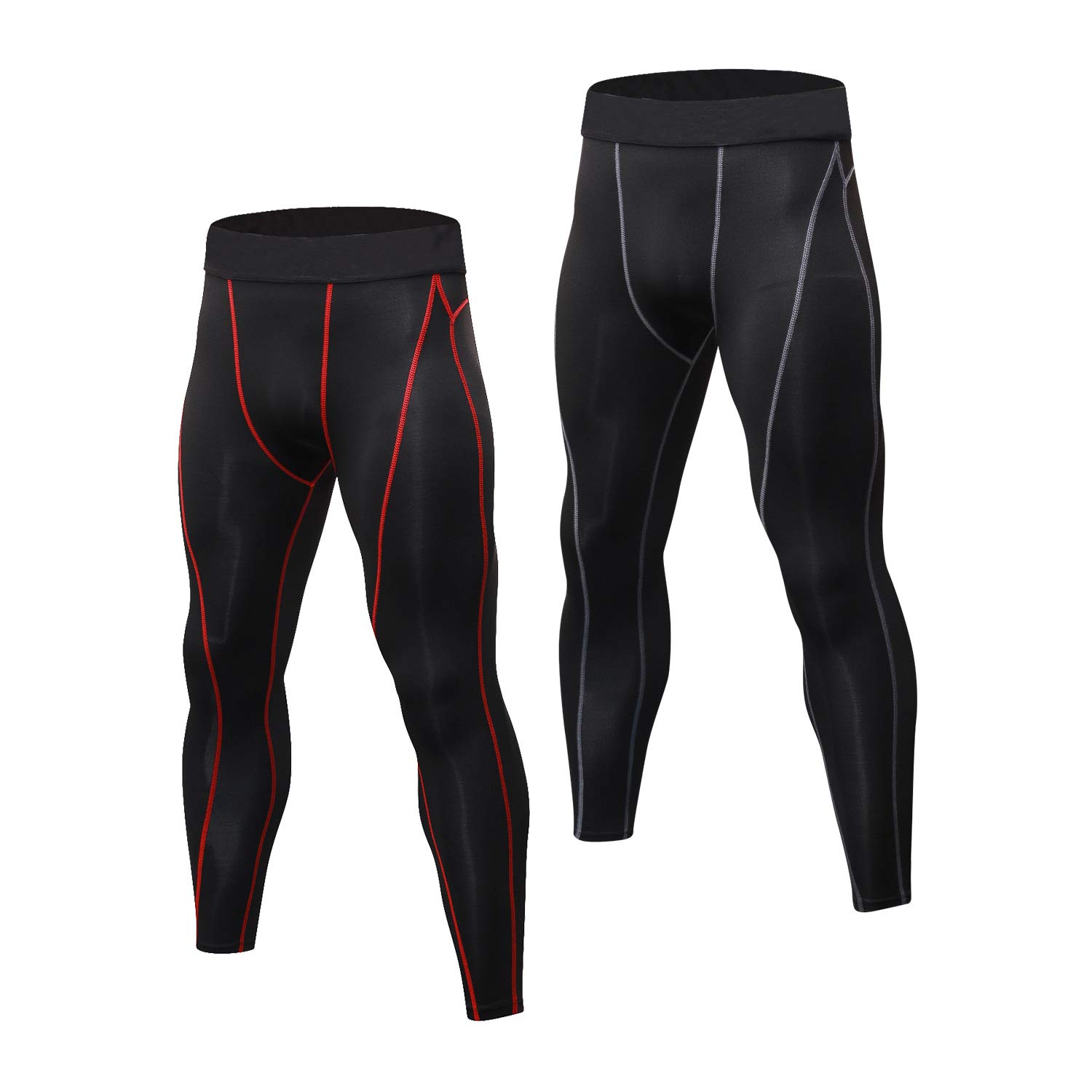 red mens compression pants