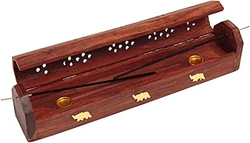 storeindya Caja de madera para incienso: Amazon.es: Electrónica