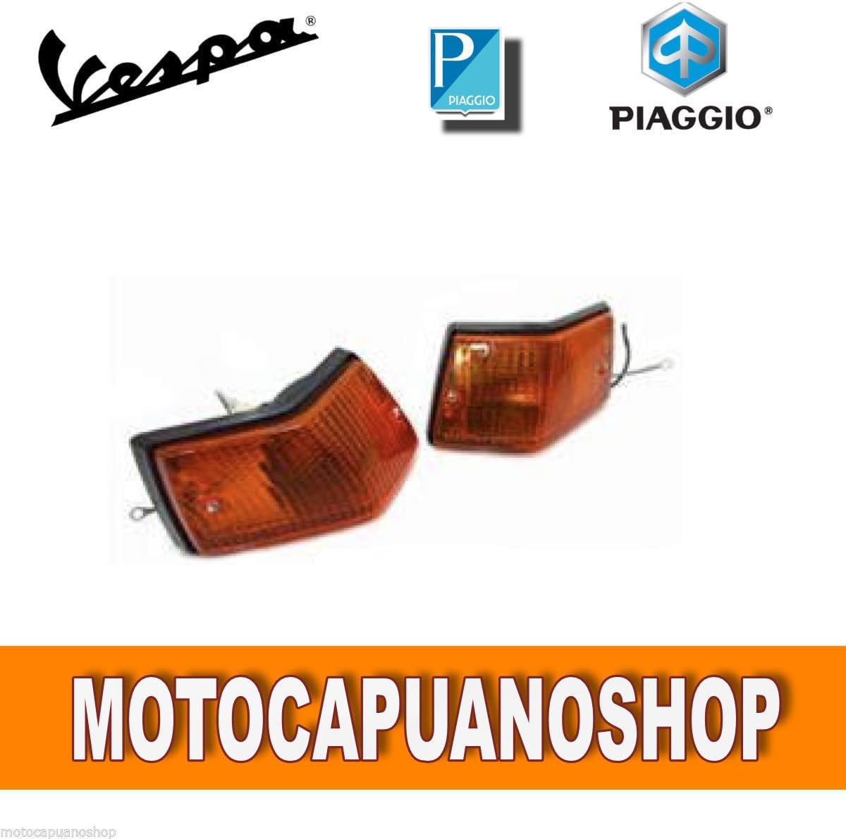 2357 FRECCE FRECCIA BIANCA BIANCHE ANTERIORI VESPA PX 125 150 200 - Foto 2