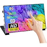 GeeekPi 7 Inch Capacitive Touchscreen for Raspberry Pi, 1024x600 IPS LCD Display with Dual-Speaker, HDMI Portable Monitor for