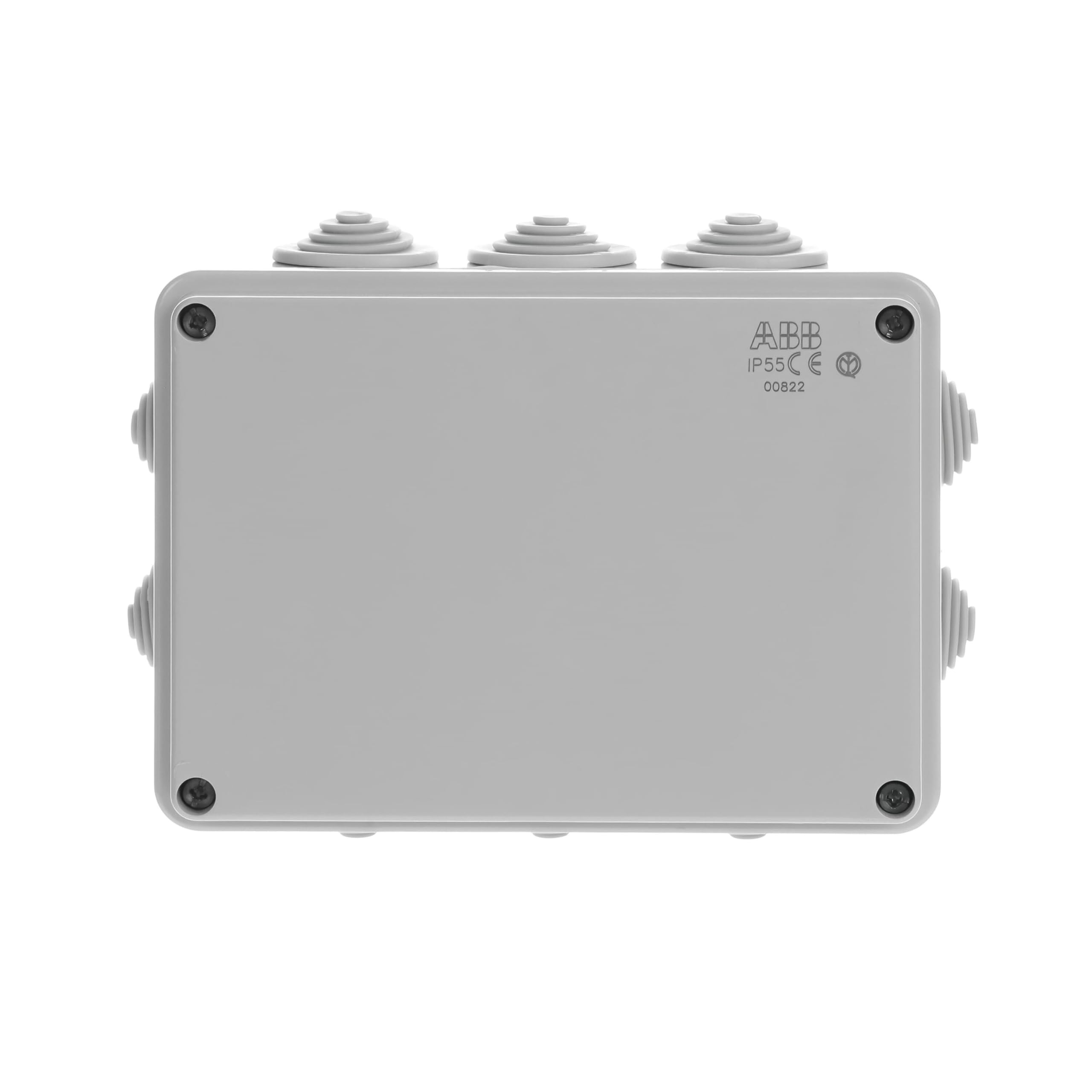 ABB IP55 Junction Box 153 x 110 x 66mm - Waterproof Electric Cable Connector Unit - T Box Hafobox - Adaptable Electric - Indoor/Outdoor Use — image 1