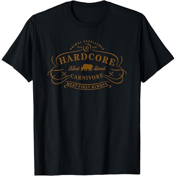 Amazon.com: 100% Meat-Based, Hardcore Carnivore T-Shirt : Clothing