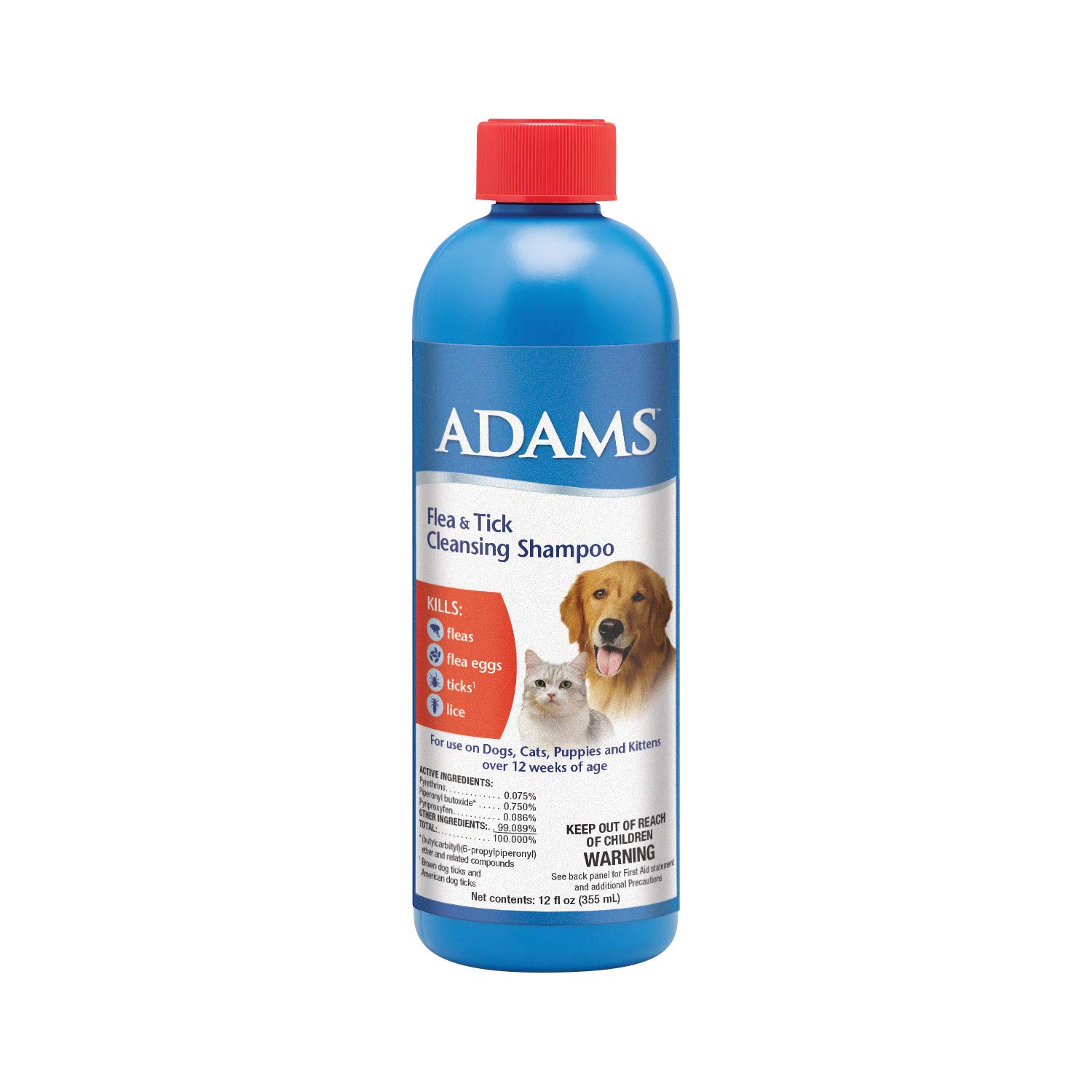 Reviews Adams Flea and Tick Cleansing Shampoo, 12Ounce