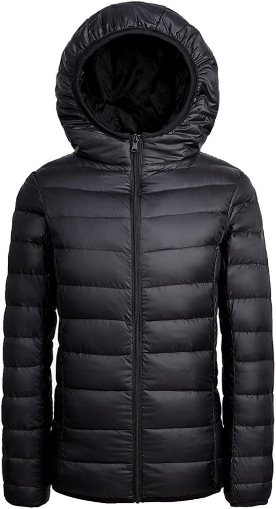 MORNISN Jacket-Lightweight Packable Puffer Hooded Winter Jackets for Women