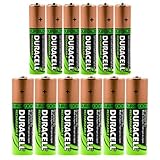 Set of 12 Duracell Duralock Rechargeable Batteries 6 AA & 6 AAA Battery NiMH 1.2V Lot