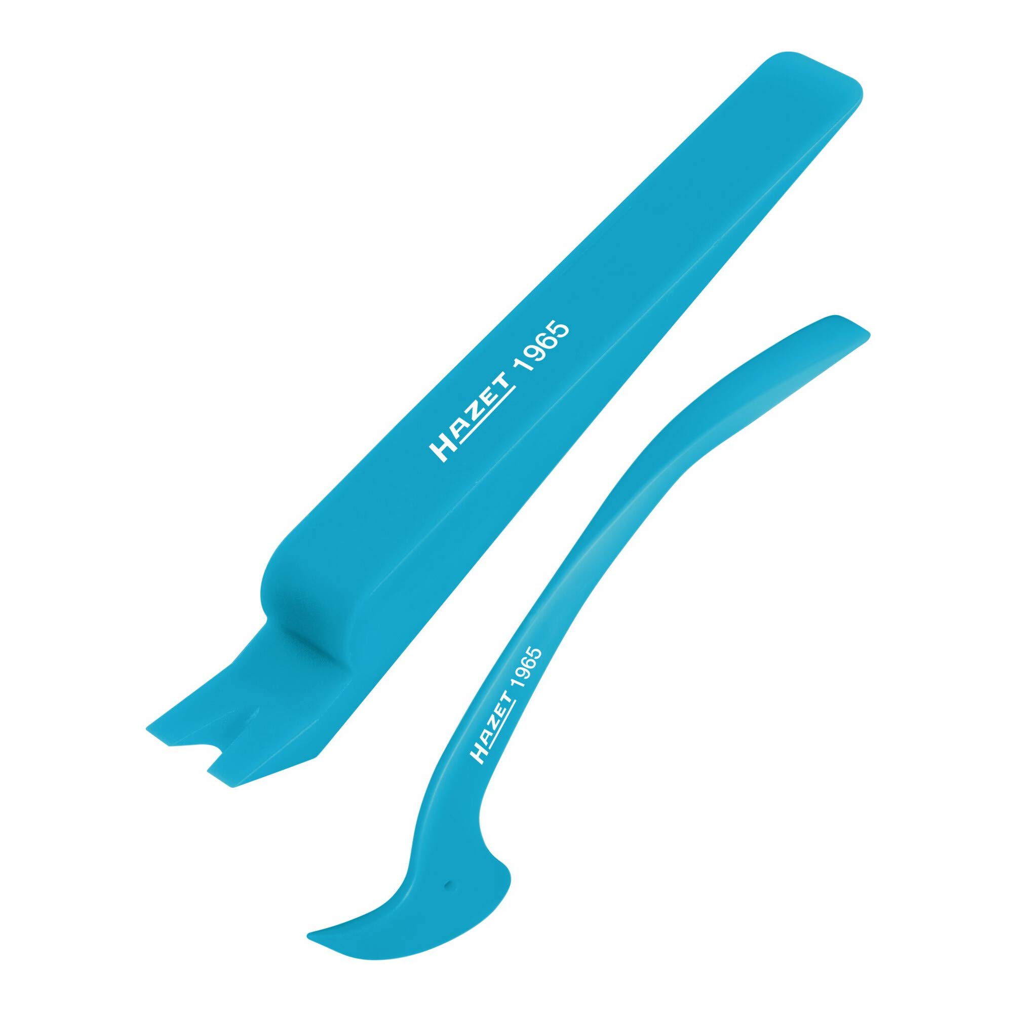 Set di cunei di montaggio HAZET 1965/2, Set di utensili in plastica in 2 parti, Utensile a leva universale per l'allentamento di componenti sulla carrozzeria o sulle portiere e sui rivestimenti