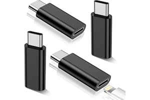 xiwxi 4 Pack Lightning to USB C Adapter for iPhone 15/16Pro/16 Pro Max/Plus,Samsung S24,iPad Air,Nintendo Switch,Fast Charging&Data Transfer,Type C Charger Connector Cable,for iPhone 15/16 Charger